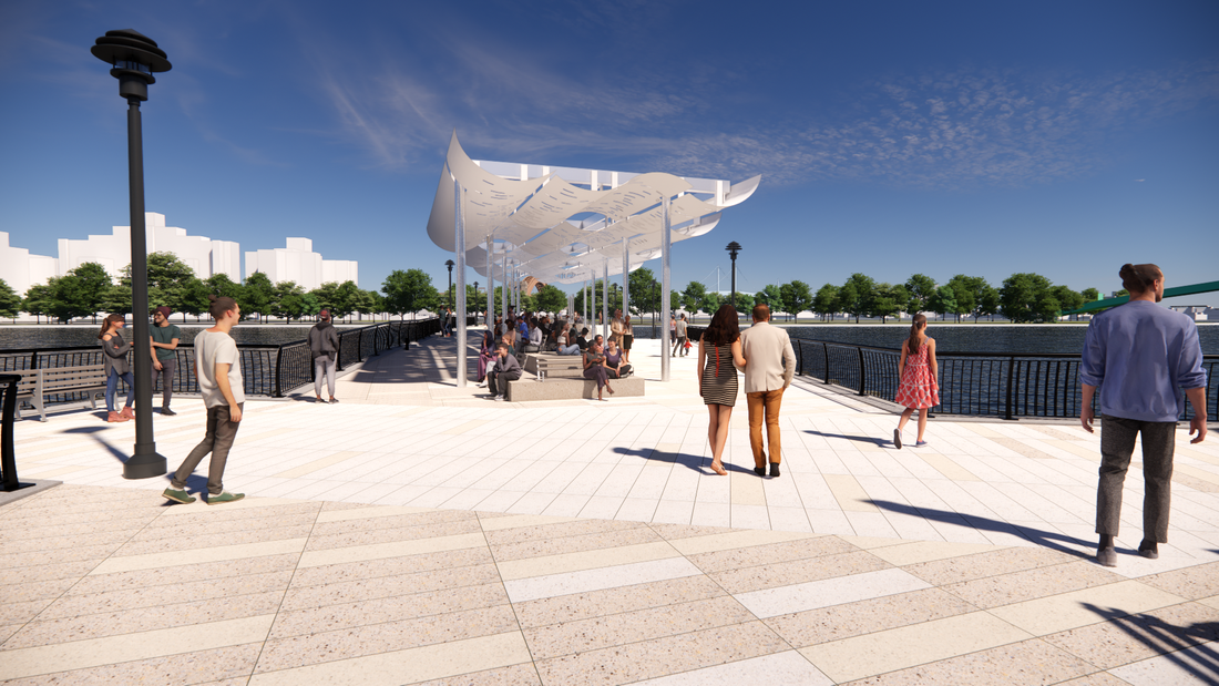 107th St Pier & BWW_Renderings for PDC Submission_Canopy_North View