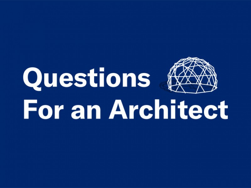 Questions for an Architect: Esteban de Backer