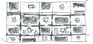 1401 House 94 Marvel sketch N56 medium