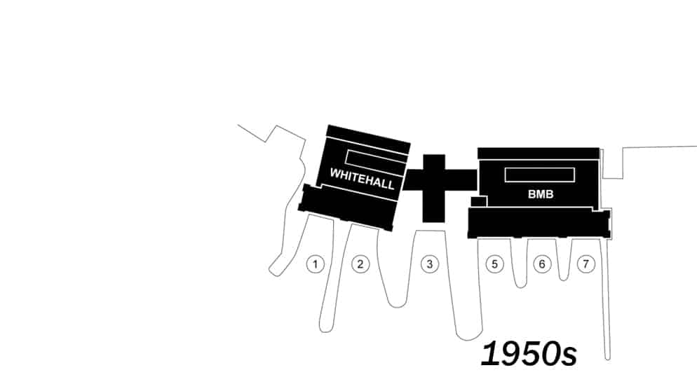 2213 Financial District and Seaport Climate Resiliency Plan FiDi Ferry Terminal Plan 1950