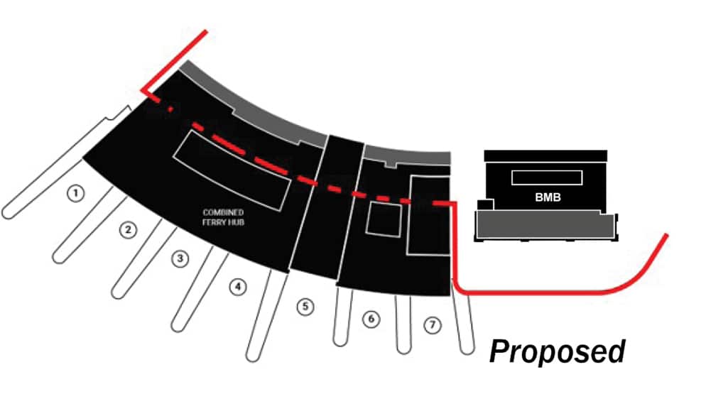 2213 Financial District and Seaport Climate Resiliency Plan FiDi Ferry Terminal Plan Proposed