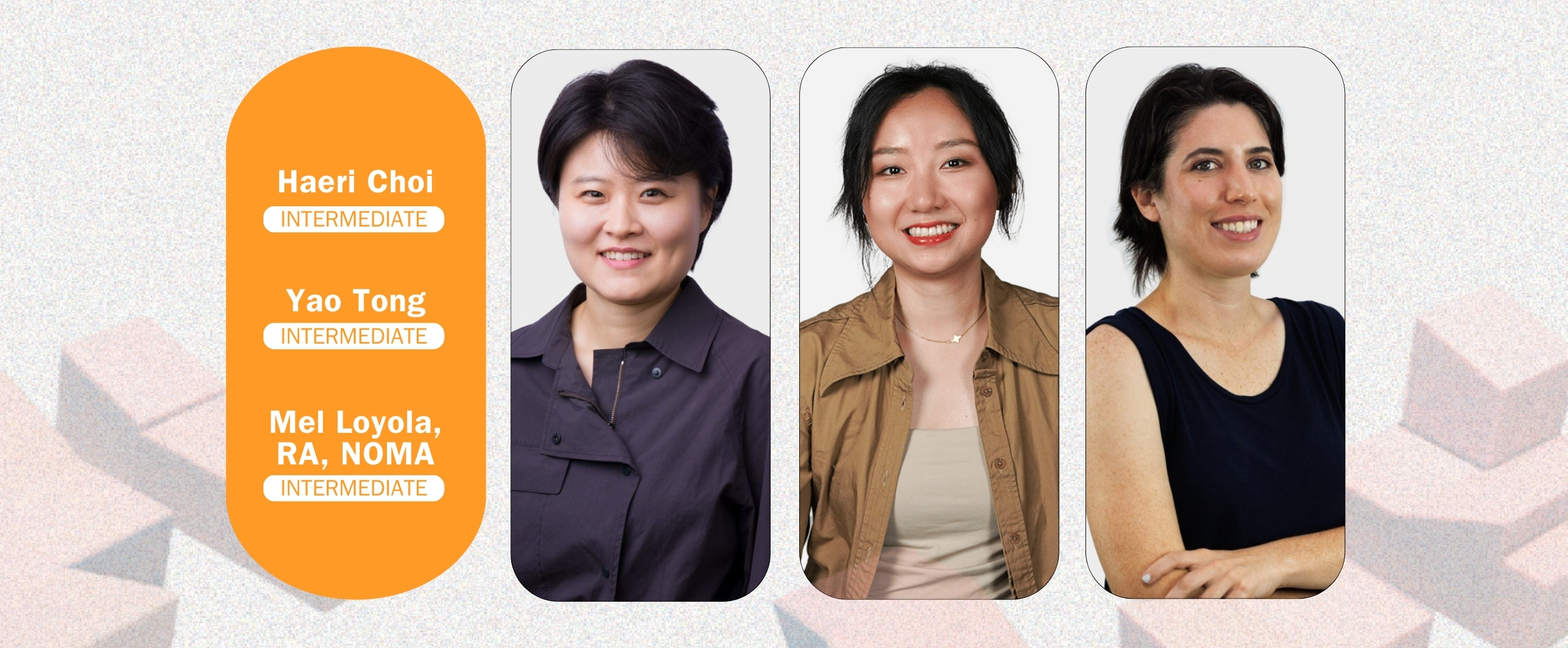 Community Promotions 3 Intermediates Haeri Yao Mel