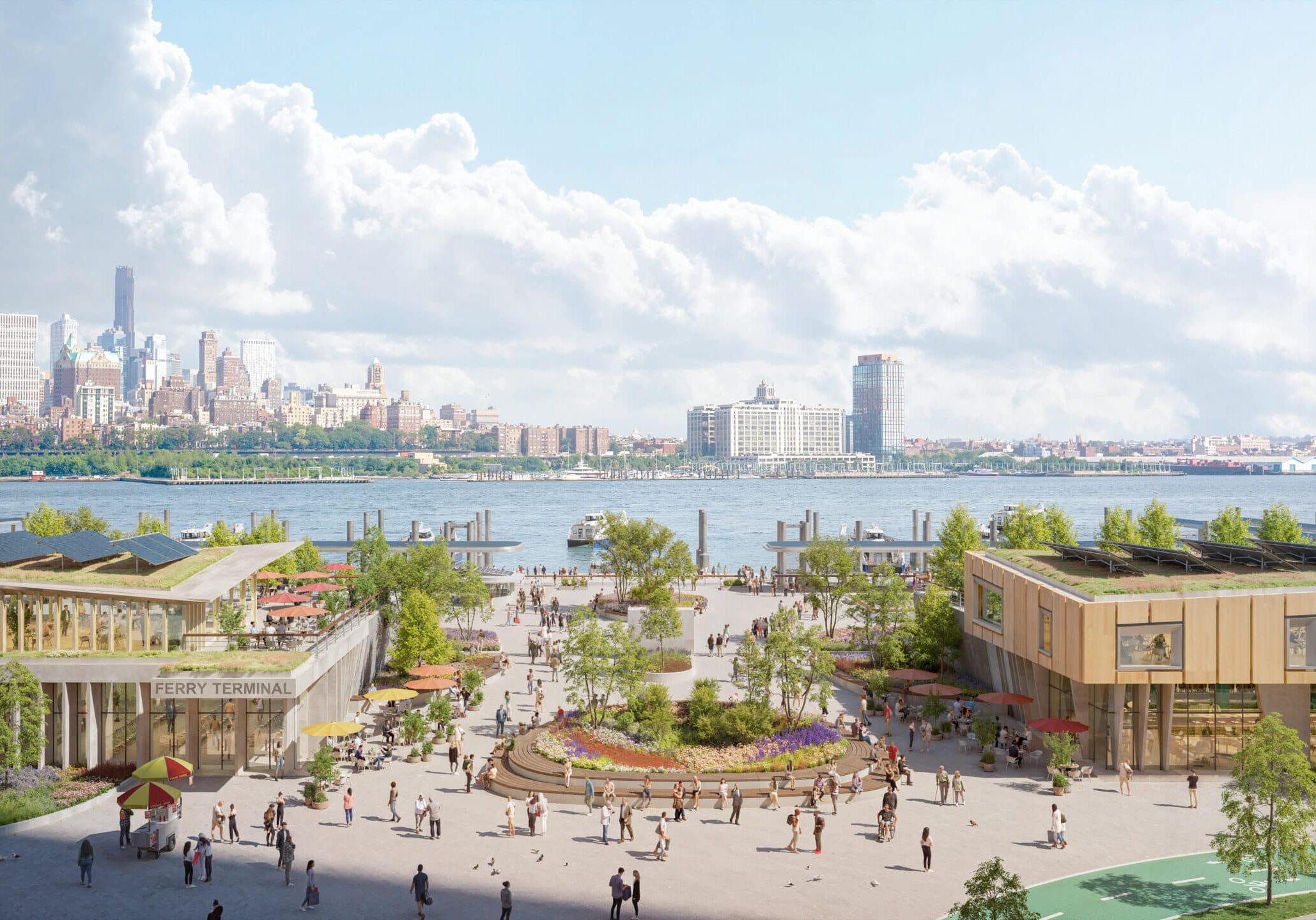 2213 Financial District and Seaport Climate Resiliency Plan 251001 Rendering Old Slip